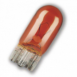 Автолампа "OSRAM" WY21W (W3*16d) 21W желтая 12V