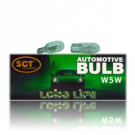 Автолампа "SCT" W5W (W2.1*9,5d  5W 12V), 20 шт.