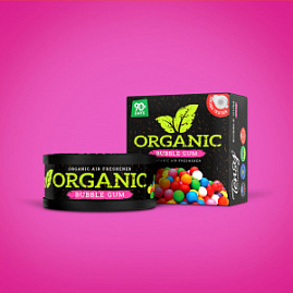 Ароматизатор на панель (Органическое волокно) Dolce Life ORGANIC Бабл Гам, 20гр