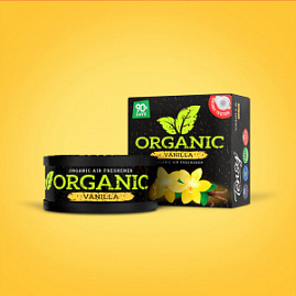 Ароматизатор на панель (Органическое волокно) Dolce Life ORGANIC Ваниль, 20гр