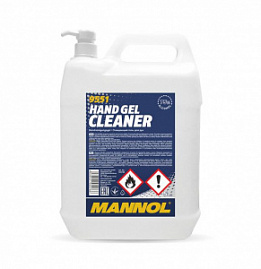 MANNOL 9551 Гель-антисептик для очистки рук / Hand Gel Cleaner (5L)
