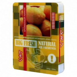 Ароматизатор "BIG FRESH" .Ароматный лимон, 200г.