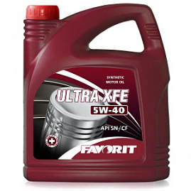 FAVORIT ULTRA XFE 5W40 API SN/CF 004L Масло моторное синт.
