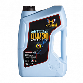 Масло моторное Havens Safeguard SAE 0W30 ACEA: C2, C3, API: SP, SN PLUS, SN/CF 4L