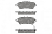Тормозные колодки (комплект 4шт.)  OEM N...