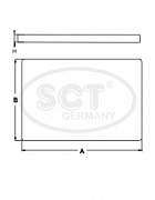 Фильтр салона SCT NISSAN OEM 27277-1KA4A...